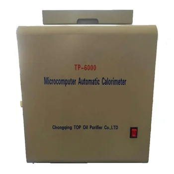 Автоматический калориметр ASTM D240 с кислородной бомбой, тест теплотворной способности мазута TP-6000