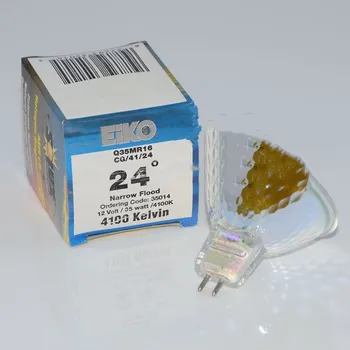 Для галогенной лампы естественного дневного света EIKO SOLUX 4100K 12V35W 24D, Q35MR16/CG/41/24, фото дисплея, низковольтная лампа со стеклянной крышкой 12V35W