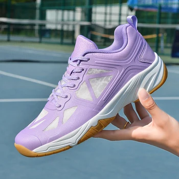 Профессиональная женская обувь для бадминтона, Летние Дышащие и удобные мужские теннисные туфли, пара спортивной обуви