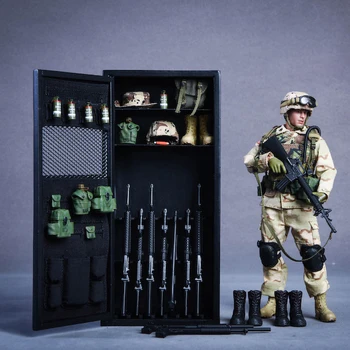 PCTOYS PC007 Аксессуар для солдатской сцены в масштабе 1/12, металлический оружейный шкаф, модель шкафчика 2.0, подходит для 6-дюймовой фигурки, Коллекционная игрушка