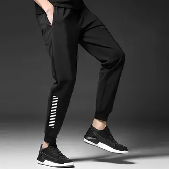 Новые быстросохнущие тренировочные штаны для бега трусцой, мужские спортивные футбольные штаны, дышащие леггинсы для тренировок в тренажерном зале, брюки для фитнеса