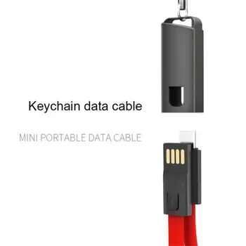 Новый Съемный Многофункциональный кабель для передачи данных, Ремни для мобильного телефона, Веревки, USB-кабель для зарядки телефона, Мягкая ткань, Линейка, Брелки