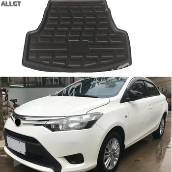 Автомобильный коврик для заднего багажника, подкладка для багажника, грузовой лоток, ковер для Toyota Vios 2014 2015 2016 2017