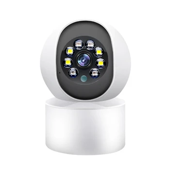 Система камеры Smart WiFi 1080P, беспроводной монитор, камера с возможностью поворота на 350 точек, обнаружение движения, ночное видение, двусторонний разговор, приложение для дистанционного управления.