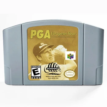 Серия игровых карт PGA European Tour N64 Подходит для версии N64, американской английской версии и японской анимационной игрушки в подарок.