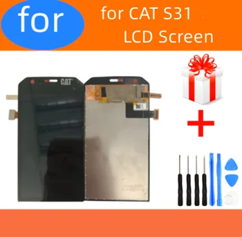100% тестовый новый оригинал для CAT S31 ЖК-экран Дигитайзер в сборе Pantalla Запасные части для мобильных телефонов и аксессуаров