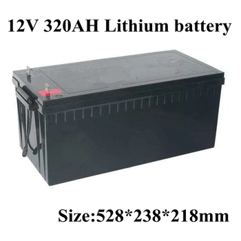 Водонепроницаемый перезаряжаемый 12V 320AH литий-ионный 12v 320ah для 1200 Вт 800 Вт Солнечной системы Электрический автомобильный Инвертор холодильник + 20A Зарядное Устройство