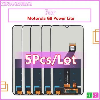 5 шт./лот Для Motorola Moto G8 Power Lite ЖК-дисплей XT2055-2 Дисплей Сенсорный Экран Дигитайзер Для Moto G8 Power Lite ЖК-дисплей Без Рамки