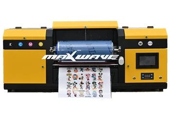 Принтер Maxwave Dtf печатает Уф 330 Все белые цвета Подходят для чехла для телефона из кожи и акрила
