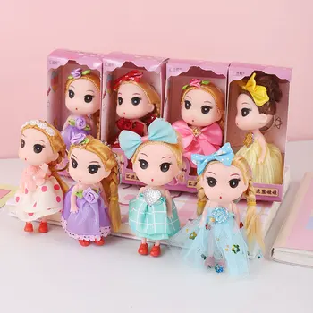 16 см, кукла-принцесса, игрушка-брелок, Детская игрушка для игр, креативная красивая кукла-принцесса, школьный рюкзак, Шарм, подарок на День рождения для девочки