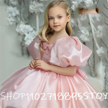 Платья для маленьких девочек, детское праздничное платье-пачка из тюля, рождественский костюм, детская одежда для дня рождения и свадьбы