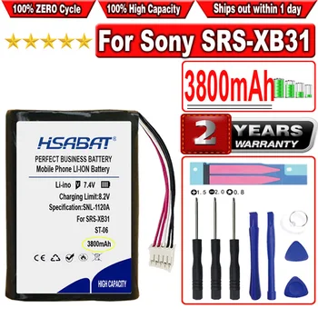 Аккумулятор HSABAT 3800mAh ST-06 для 5-проводного Штекерного Динамика Sony SRS-XB31