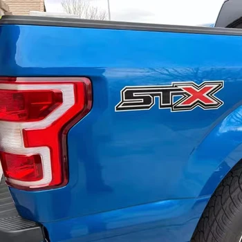 2x Наклейка для стайлинга автомобилей, наклейка для Ford Pickup F-150 STX Raptor Truck Vans, Украшение багажника, Аппликация для покрытия царапин