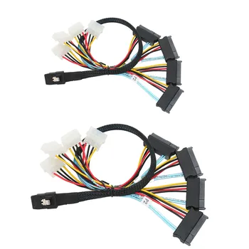Высокоскоростной кабель Serial ATA SATA8087 SFF8482 4-контактный адаптер для передачи данных Горячая распродажа