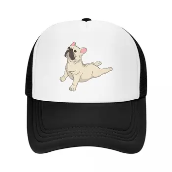 Французский бульдог, любитель домашних собак, Шляпы дальнобойщиков, бейсболка с сеткой для йоги, бейсболка Snapback в стиле хип-хоп, Регулируемая остроконечная шляпа для мужчин и женщин
