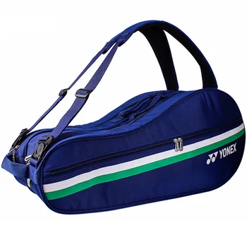 2021 Новая сумка для бадминтонных ракеток YONEX 75th Anniversary, большая вместимость для 6 ракеток, водонепроницаемый спортивный рюкзак