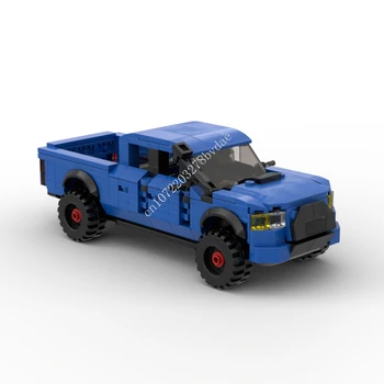 MOC Speed Champions Tacoma TRD Pro Модель пикапа Строительные Блоки Технологические Кирпичи Творческая Сборка Детские Игрушки Подарки