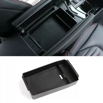 Для Maserati Ghibli/Levante/Quattroporte 2013-2022 ABS Автомобильный Центральный подлокотник Ящик для хранения Органайзер Аксессуары для интерьера