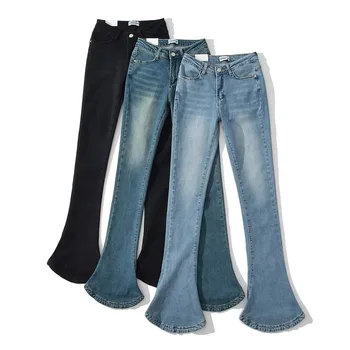 Брюки корейская одежда мешковатые джинсы pantalones эстетичные женские брюки moda mujer traf 2023 женская весенняя одежда бесплатная доставка