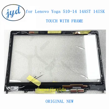 оригинальный с рамкой 14-дюймовый сенсорный экран digitizer glass для Lenovo FLEX 4-14 1470 1480 1435
