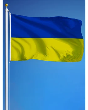 60x90cm 90x150cm ua ukr Флаг Украины для украшения флага 2x3ft / 3x5ft Национальный флаг