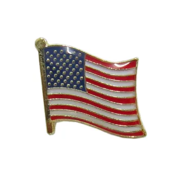 Планка в форме флага страны США в форме волны