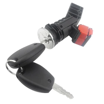 Бочкообразный выключатель зажигания с одним ключом на 4 контакта для Sandero 806016505R 487004184R
