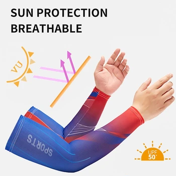 Чехол Cool Arm Sleeve для мужчин и женщин Защита от солнца Ice Sleeve Солнцезащитный чехол для рук для баскетбола, бега, велоспорта, бодибилдинга