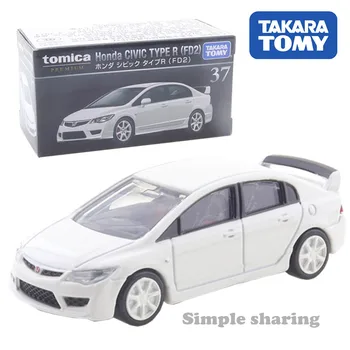 Автомобили Takara Tomy Tomica Premium 37 Honda Civic TypeR (FD2), детские игрушки, автомобиль, отлитая под давлением металлическая модель