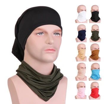 Многофункциональный Солнцезащитный шарф Для мужчин и женщин, маска для лица, Унисекс, Спортивная шапочка для верховой езды, пуловер, повязка на голову