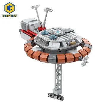 MOC Thunderbird Специальная команда атаки, строительные блоки, дирижабль, Кирпичи, космический корабль, модель коллекции DIY, Детские игрушки, подарок