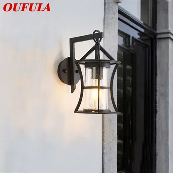 OUFULA Открытый Классический Настенный Светильник LED Light Водонепроницаемый IP65 Бра Для Украшения Домашнего Крыльца Виллы
