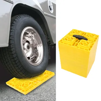 10шт блоков для выравнивания кемпера, противоскользящие накладки, мощные блоки для выравнивания с сумкой для хранения для выравнивания одинарных двойных колес