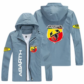 2023 НОВАЯ весенне-осенняя мужская куртка с капюшоном с логотипом ABARTH, популярный принт, повседневная модная свободная куртка Rider, мужская уличная бейсболка