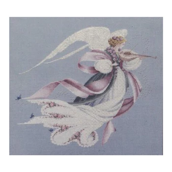 Набор для вышивания крестиком Gold Collection Ангел Весенней Феи-Богини со Скрипкой