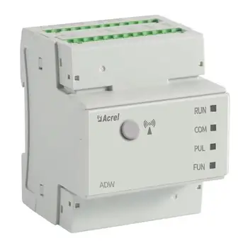 Acrel ADW200-D10-1S с DIN-рейкой, Одноконтурный 3-фазный счетчик энергии на входе тока со связью RS485