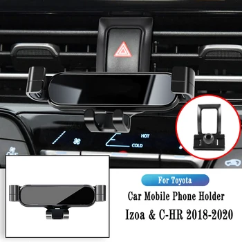 Автомобильный держатель телефона для Toyota CHR 2018-2022, кронштейн для гравитационной навигации, подставка для GPS, зажим для выпуска воздуха, Поворотная опора, автомобильные аксессуары