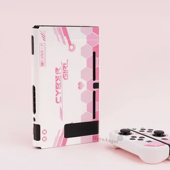 Новый Чехол Pink Girl Mecha Warrior Case NintendoSwitch Case Защитная Оболочка Из Твердой Кожи Водонепроницаемый Чехол для Консоли Nintendo Switch NS