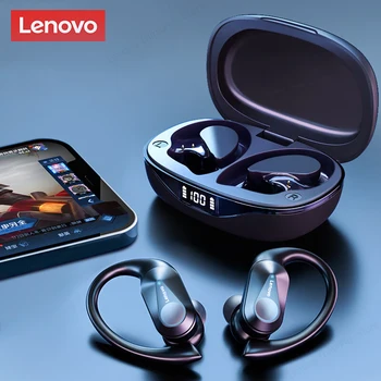 Спортивные наушники Lenovo LP75 TWS Беспроводные наушники Bluetooth 5.3 Водонепроницаемые наушники с шумоподавлением HiFi Стерео с микрофонами