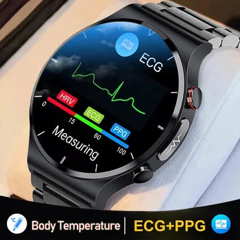 2023 Новые Смарт-Часы Мужские ЭКГ + PPG Приборы Для Измерения Артериального Давления, Сердечного Ритма IP68 Водонепроницаемый Фитнес-Трекер Smartwatch Для Android Apple