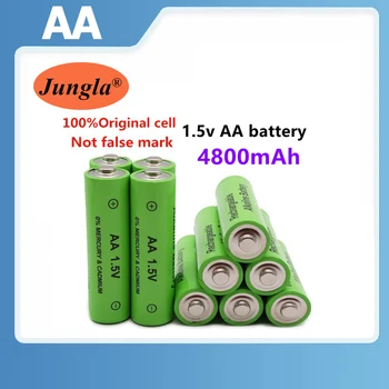 1 ~ 20ШТ 1.5 V Новый бренд AA аккумуляторная батарея 4800mAh 1.5 V Новая Щелочная Аккумуляторная батарея для светодиодной игрушки mp31