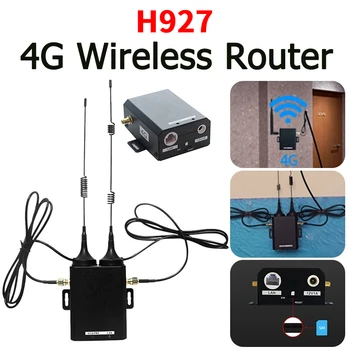 H927 WiFi Маршрутизатор Промышленного класса 4G LTE SIM-карта Маршрутизатор 150 Мбит/с с Внешней Антенной Поддержка 16 Пользователей WiFi для Наружного использования